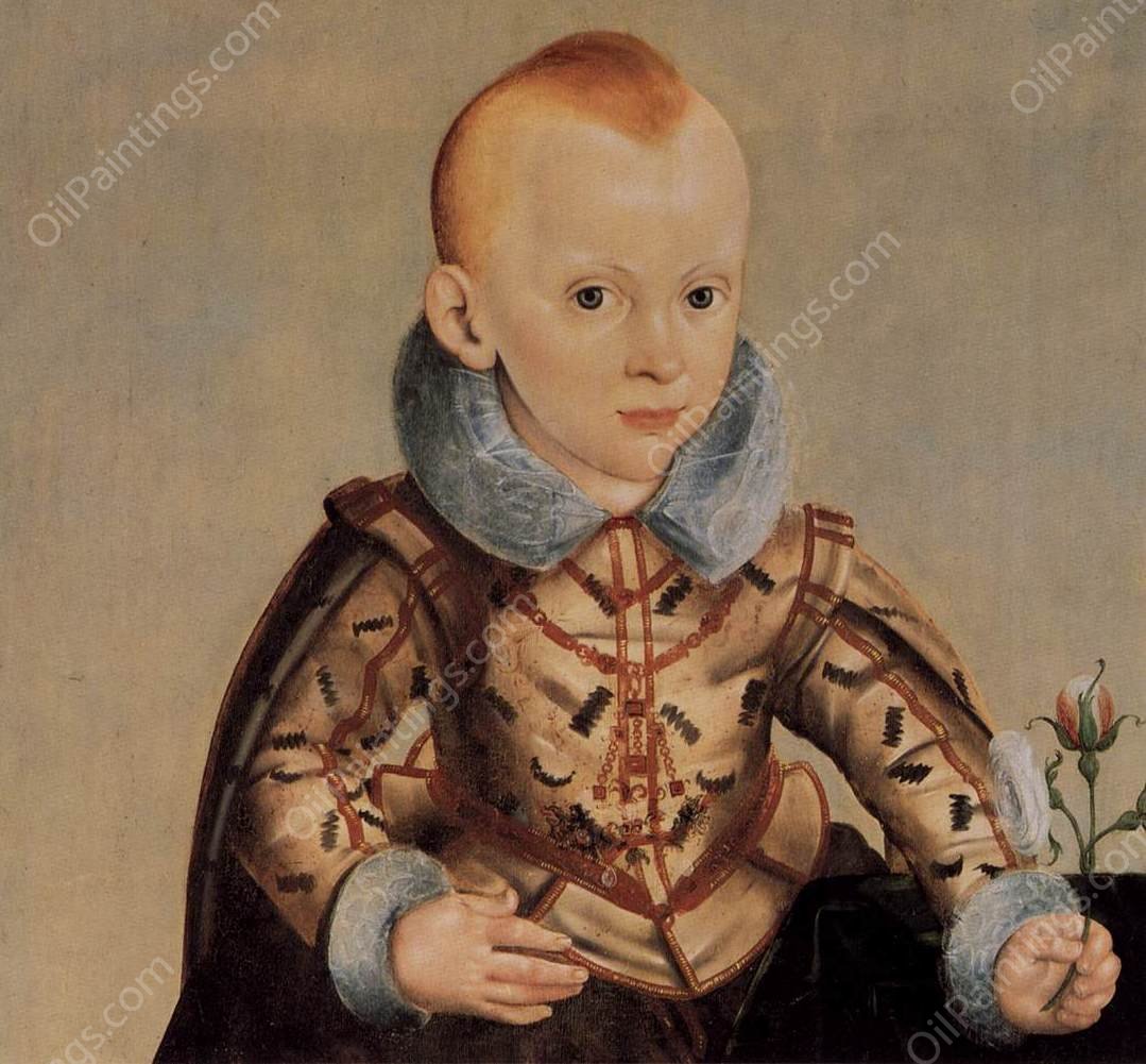 Erdmann August, Crown Prince of Brandenburg-Bayreuth by Heinrich Bollandt - Hand-Painted Oil Painting Reproduction