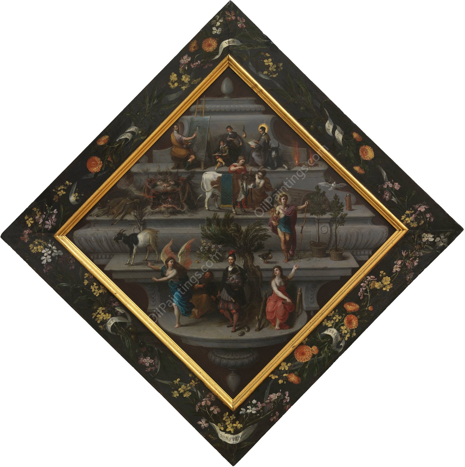 Blazon of the Chambers of Rhetoric 'De Violiere' by Hendrik Van Balen - Hand-Painted Oil Painting Reproduction