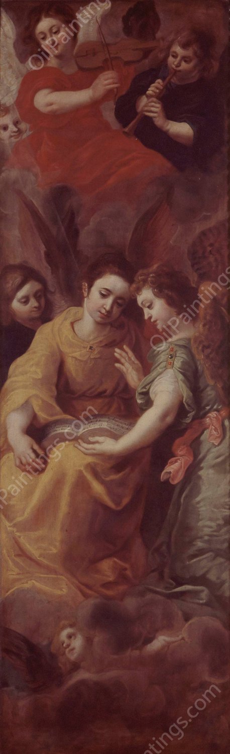 Concert of Angels 2 by Hendrik Van Balen - Hand-Painted Oil Painting Reproduction