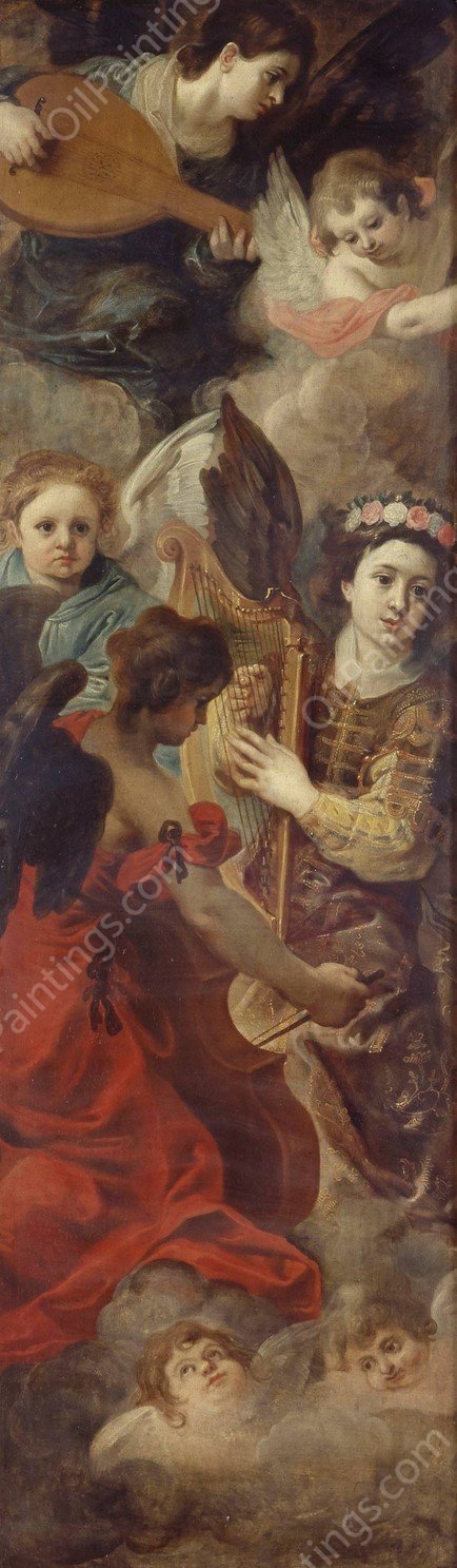 Concert of Angels by Hendrik Van Balen - Hand-Painted Oil Painting Reproduction