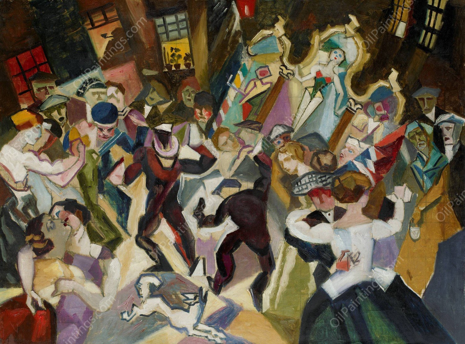 Jordaan  by Henri Braakensiek - Hand-Painted Oil Painting Reproduction