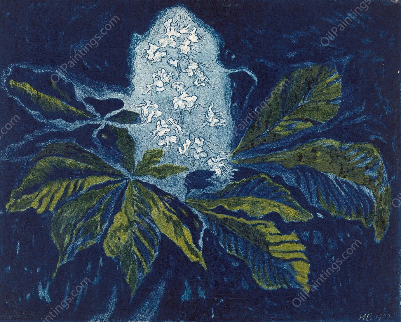 Kastanje  by Henri Braakensiek - Hand-Painted Oil Painting Reproduction