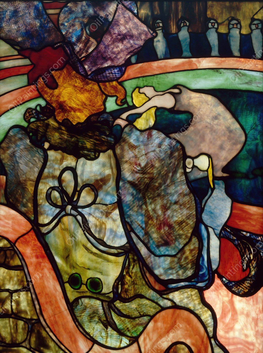 At the New Circus, Papa Chrysanthemum  by Henri De Toulouse-Lautrec - Hand-Painted Oil Painting Reproduction