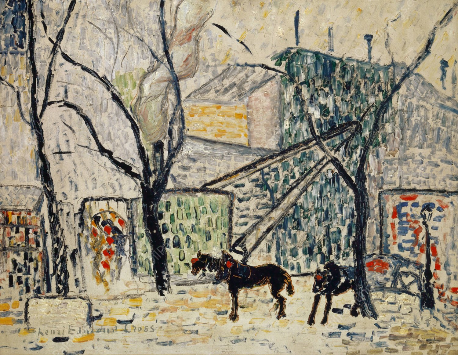 Boulevard by Henri-Edmond Cross - Hand-Painted Oil Painting Reproduction