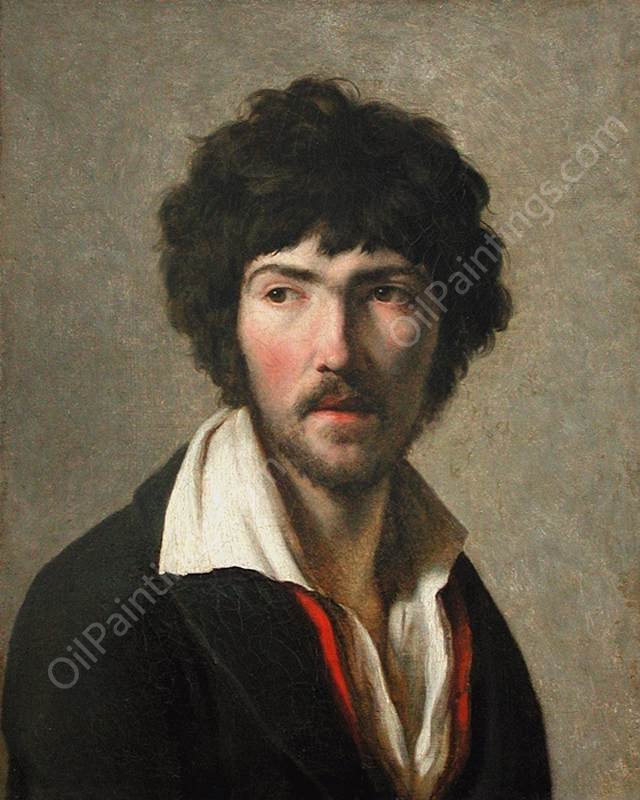 Portrait of Maurice Quay by Henri- Francois Riesener - Hand-Painted Oil Painting Reproduction