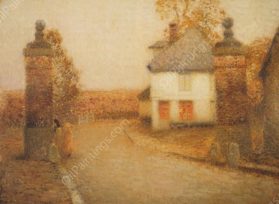 The Pillar by Henri Le Sidaner - Hand-Painted Oil Painting Reproduction
