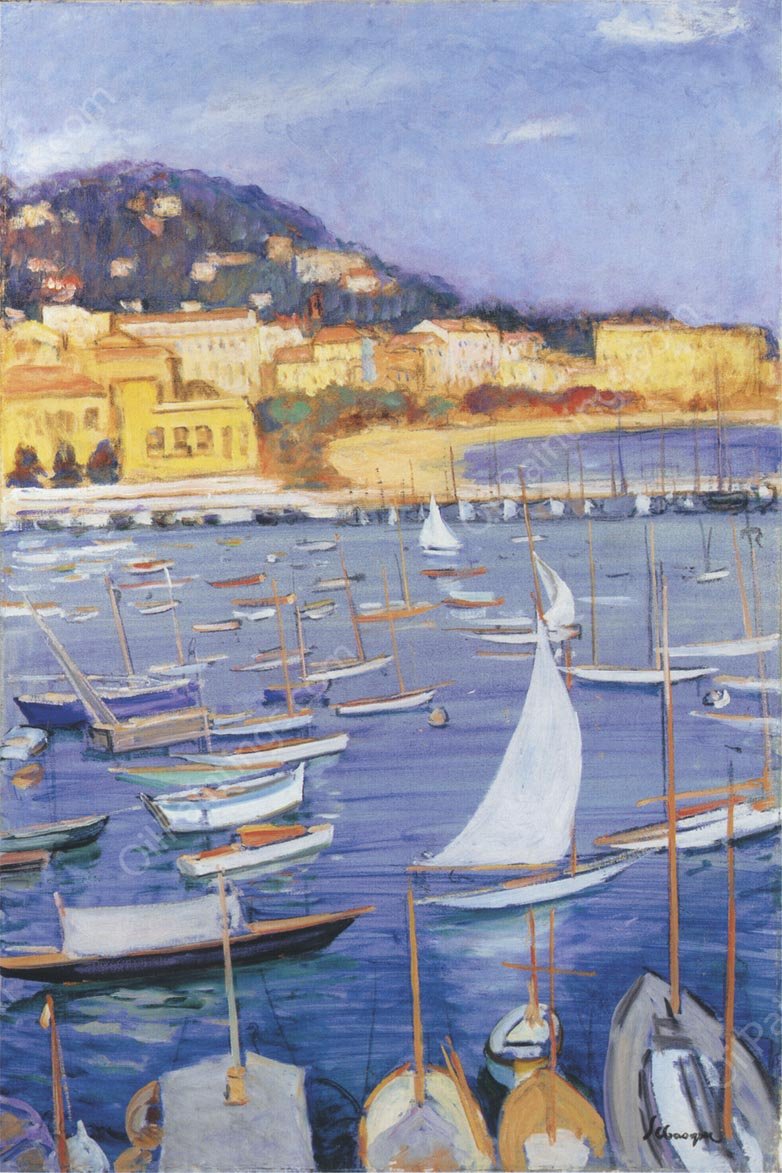 Villefranche by the Sea by Henri Lebasque - Hand-Painted Oil Painting Reproduction