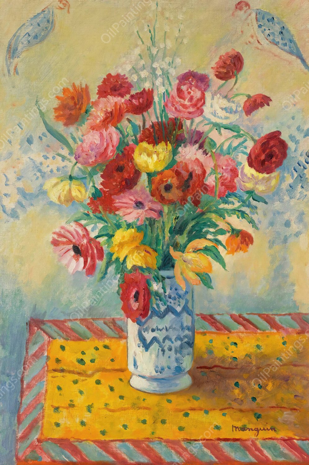 Les Renoncules  by Henri Manguin - Hand-Painted Oil Painting Reproduction