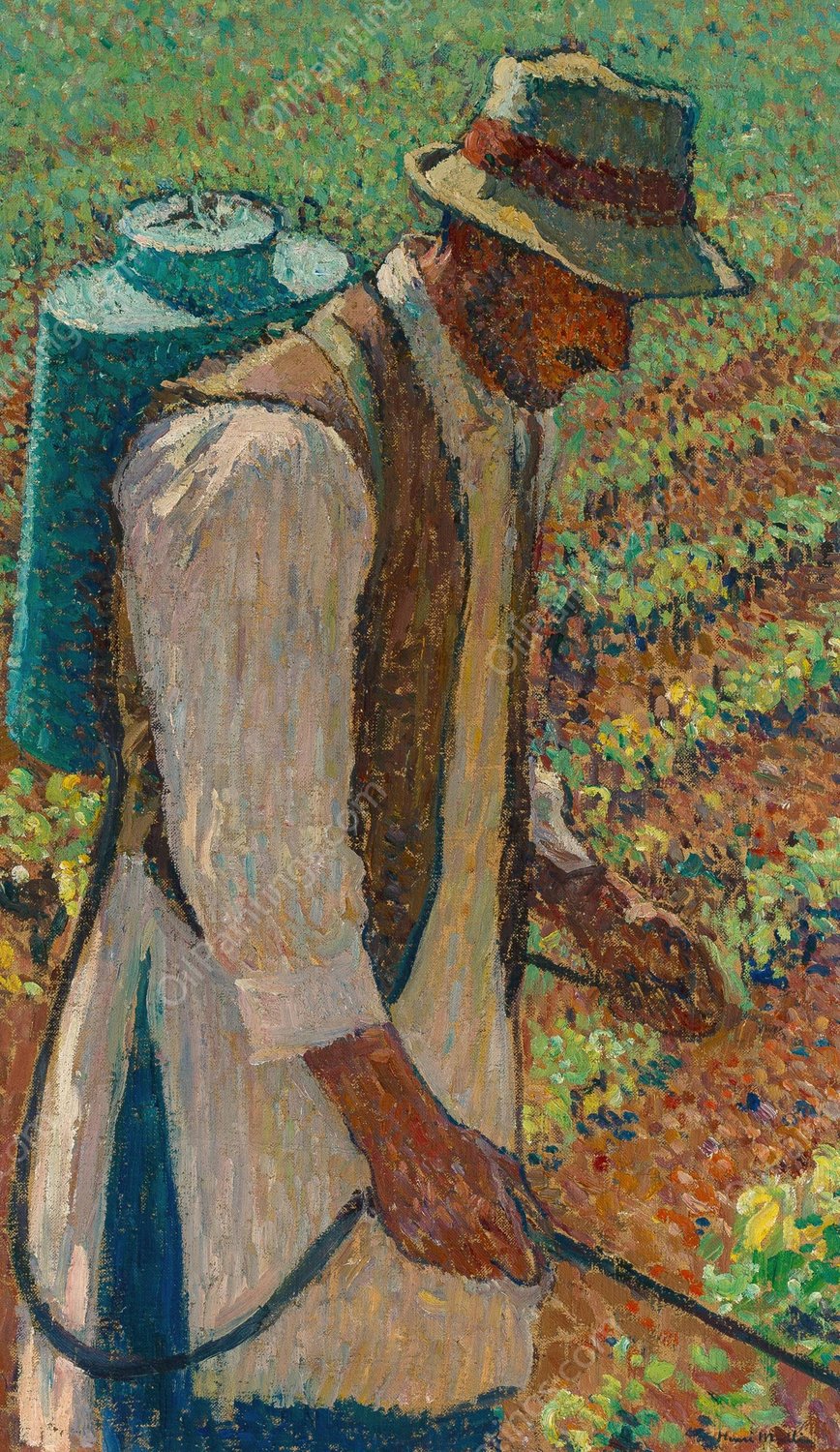 Le Sulfateur  by Henri Martin - Hand-Painted Oil Painting Reproduction