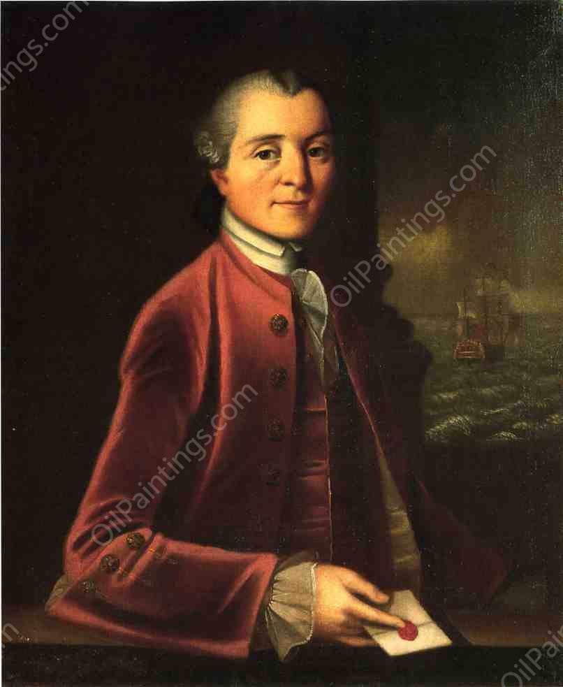 Captain Gordon by Henry Benbridge - Hand-Painted Oil Painting Reproduction