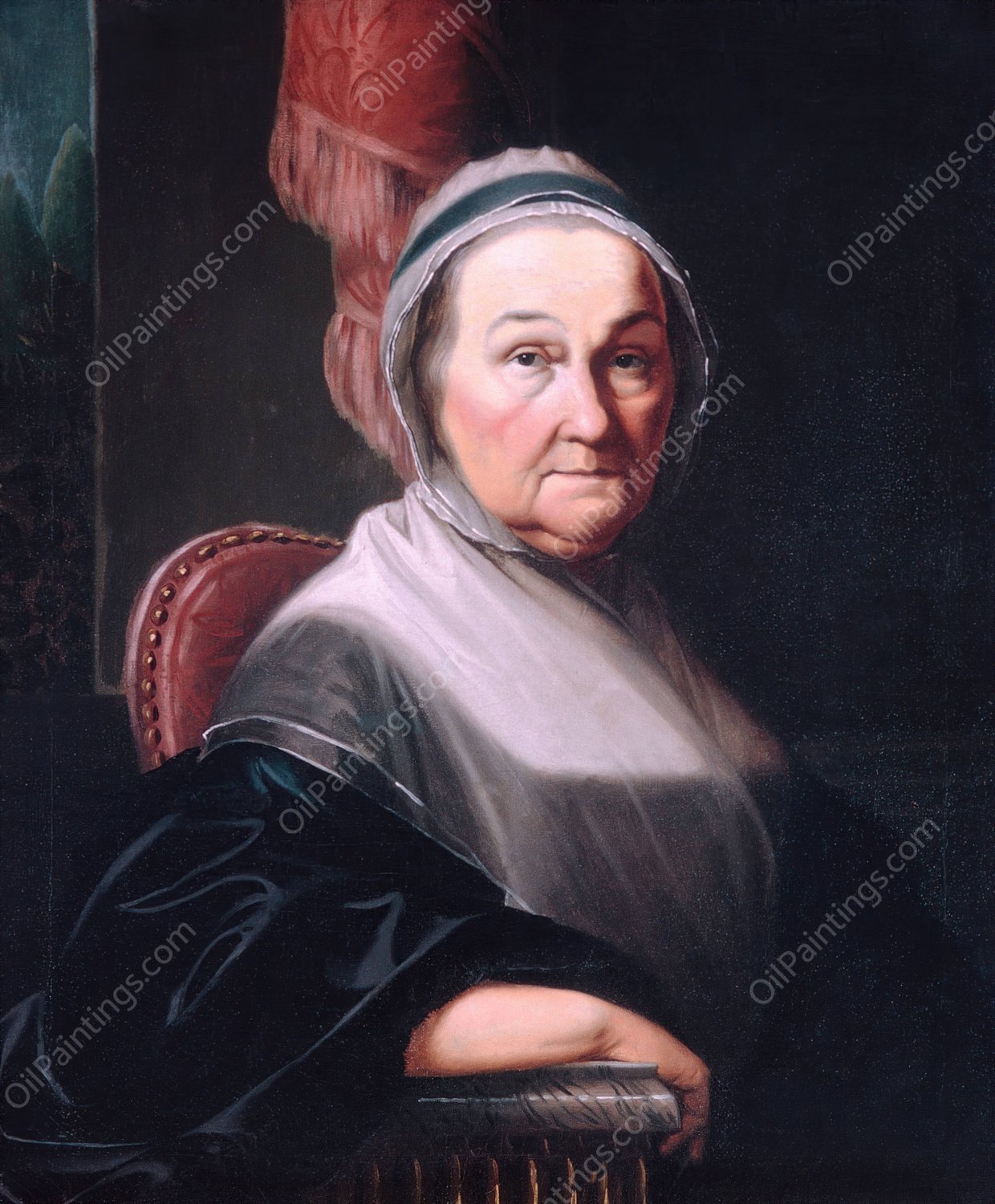 Mrs. Benjamin Simons  by Henry Benbridge - Hand-Painted Oil Painting Reproduction