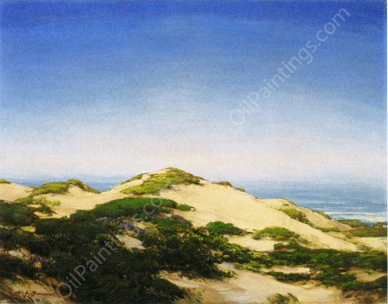 Sand Dunes, Carmel by Henry Breuer - Hand-Painted Oil Painting Reproduction