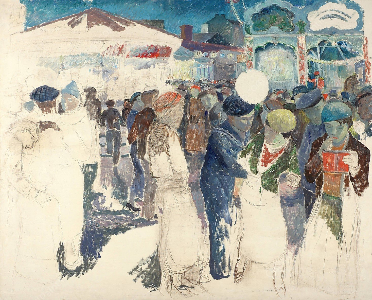 Tivoli by Henry Ericsson - Hand-Painted Oil Painting Reproduction