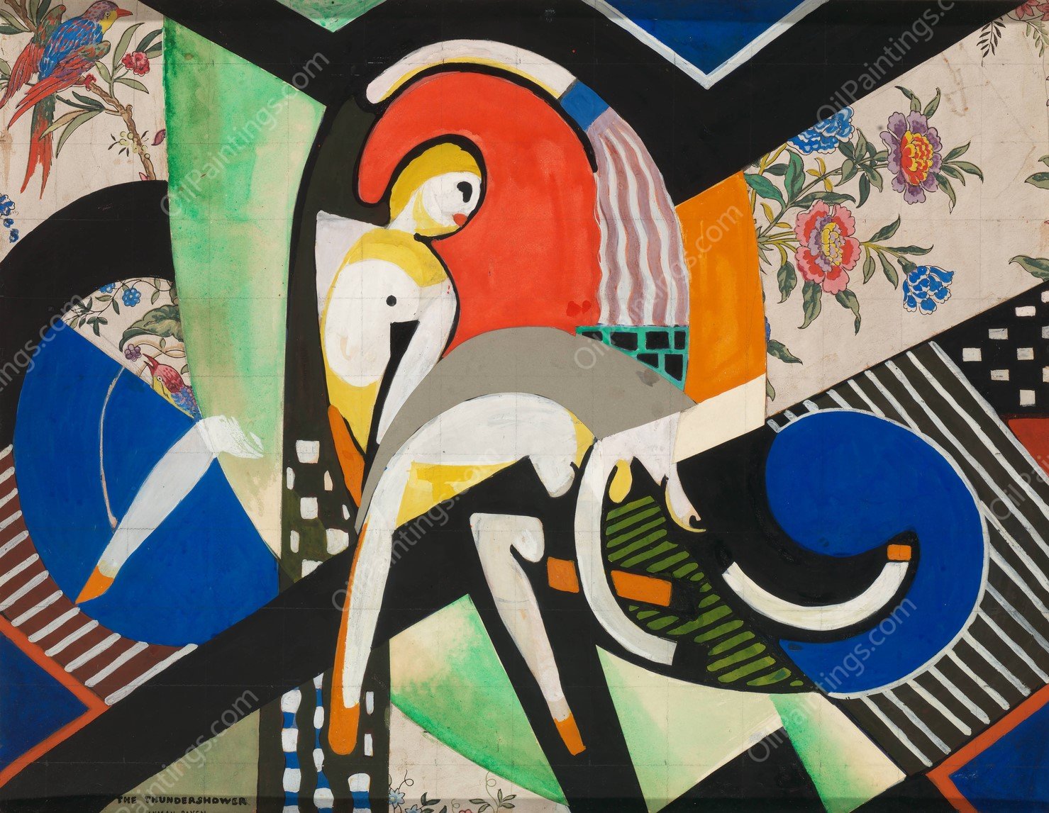 The Thundershower  by Henry Lyman Sayen - Hand-Painted Oil Painting Reproduction