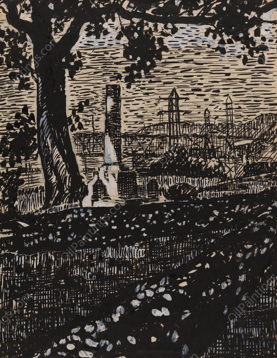 Untitled II by Henry Lyman Sayen - Hand-Painted Oil Painting Reproduction