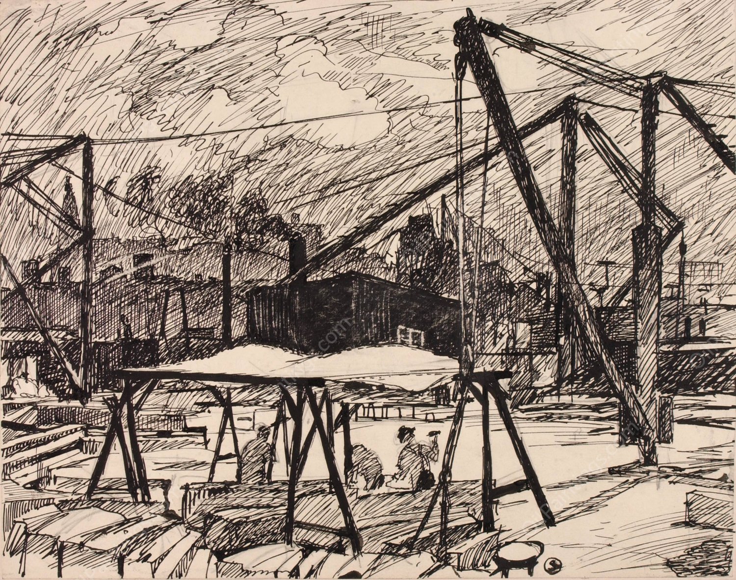 Untitled IV by Henry Lyman Sayen - Hand-Painted Oil Painting Reproduction