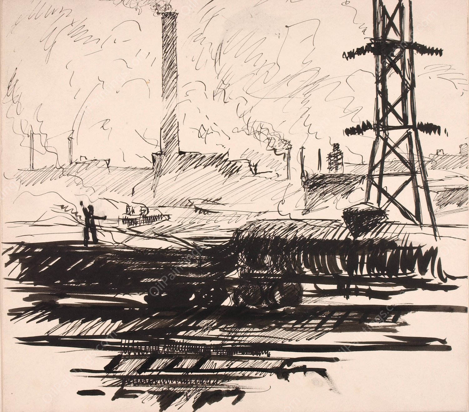 Untitled VIII by Henry Lyman Sayen - Hand-Painted Oil Painting Reproduction