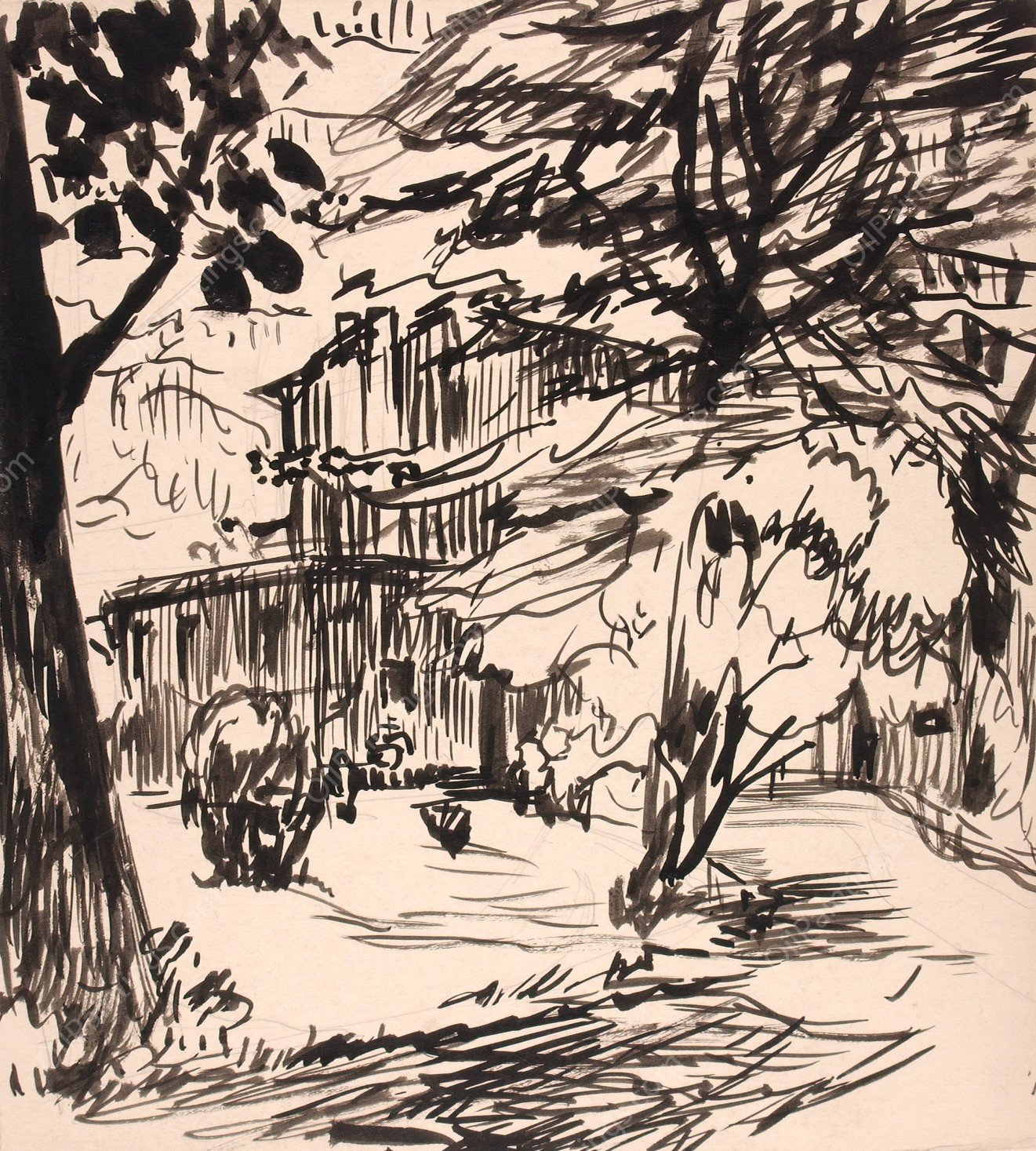 Untitled by Henry Lyman Sayen - Hand-Painted Oil Painting Reproduction