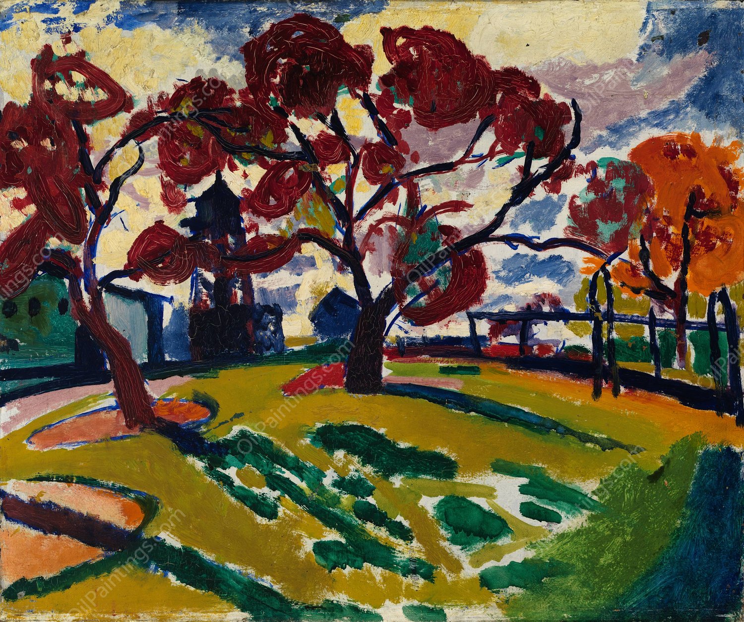 Winds  by Henry Lyman Sayen - Hand-Painted Oil Painting Reproduction