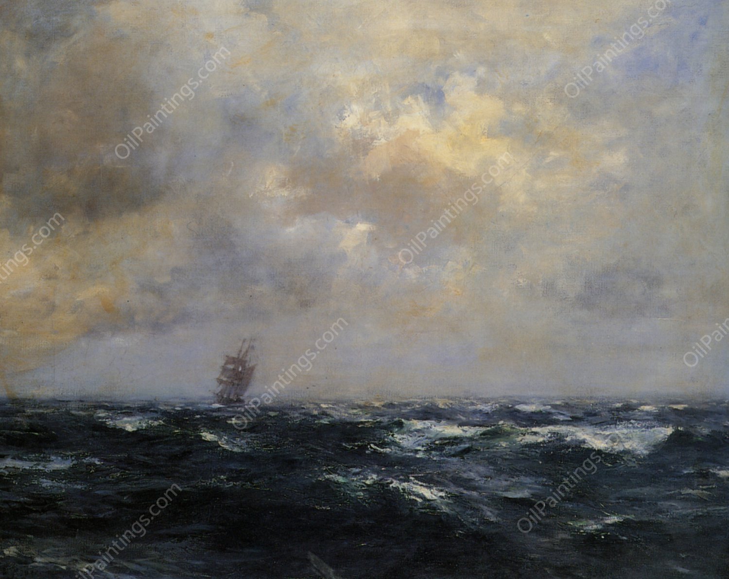 Outward Bound by Henry Moore - Hand-Painted Oil Painting Reproduction