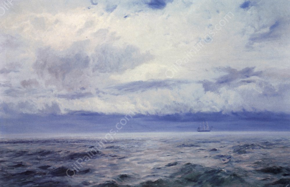 Storm Brewing by Henry Moore - Hand-Painted Oil Painting Reproduction