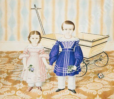 Frances and Charles Cowdrey by Henry Walton - Hand-Painted Oil Painting Reproduction