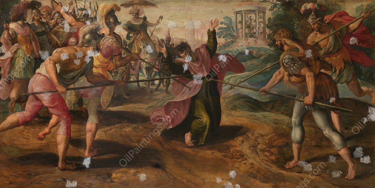 A Martyr by Hieronymus Francken II - Hand-Painted Oil Painting Reproduction