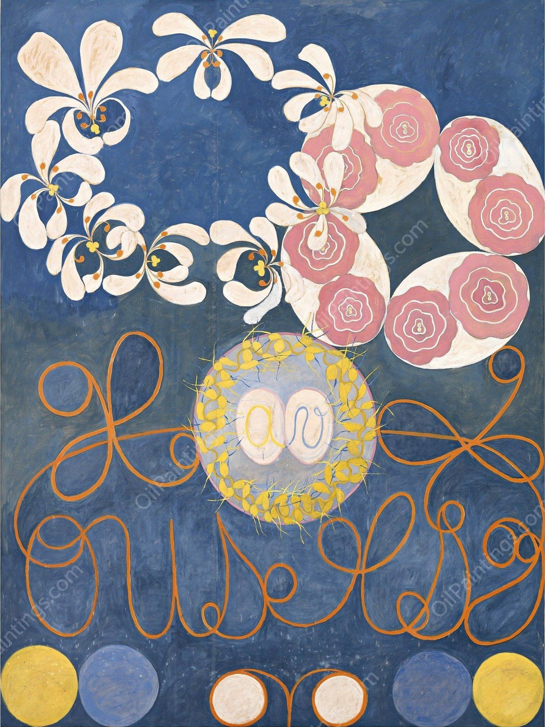 Childhood Group IV  by Hilma Af Klint - Hand-Painted Oil Painting Reproduction