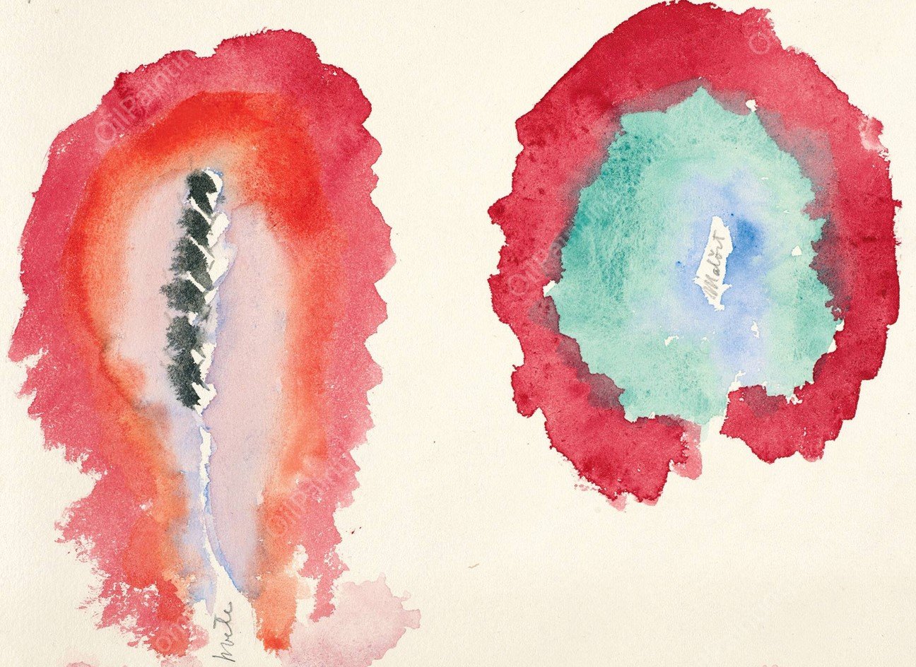 Wheat and Wormwood  by Hilma Af Klint - Hand-Painted Oil Painting Reproduction