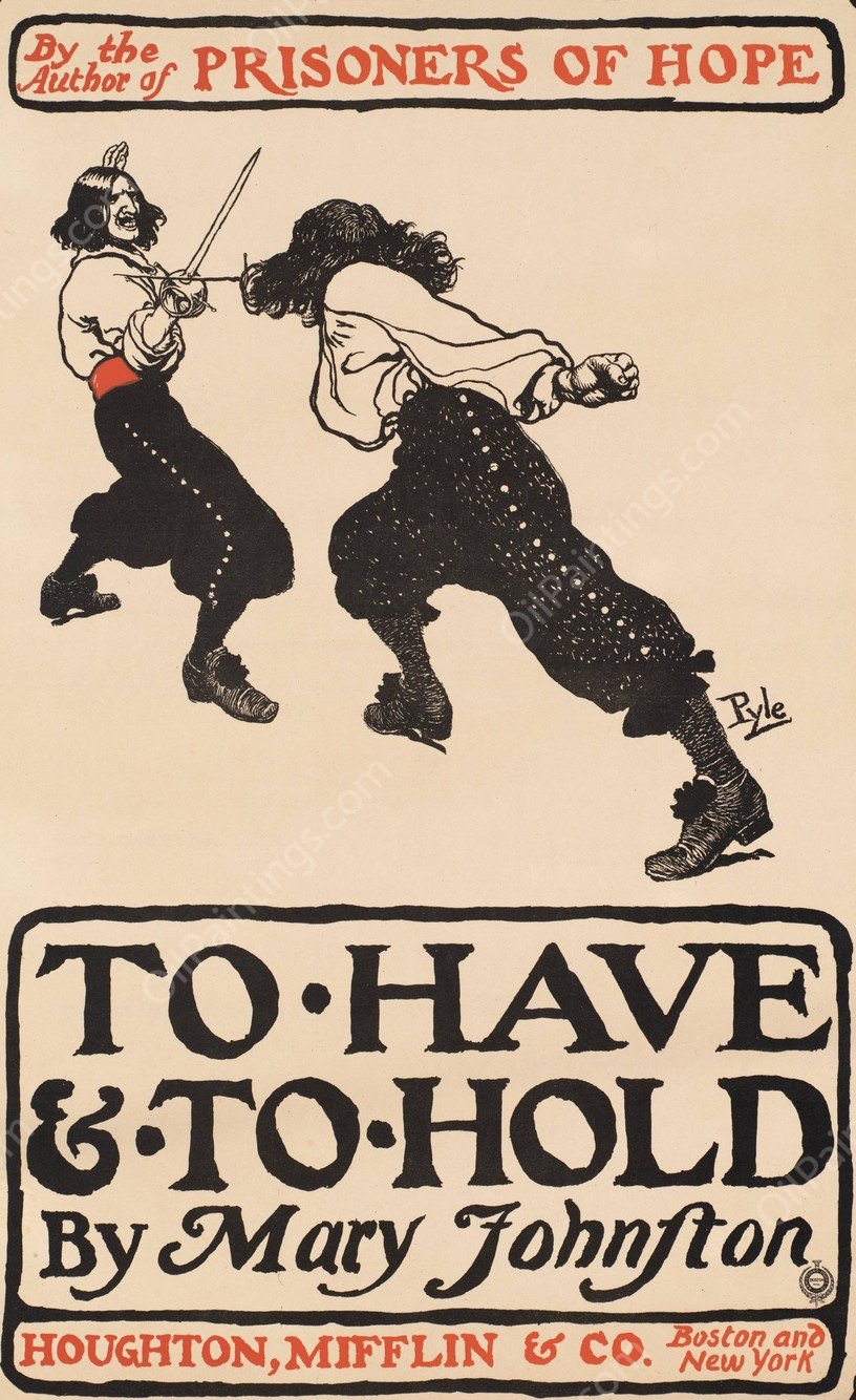 To have and to hold, by Mary Johnston  by Howard Pyle - Hand-Painted Oil Painting Reproduction