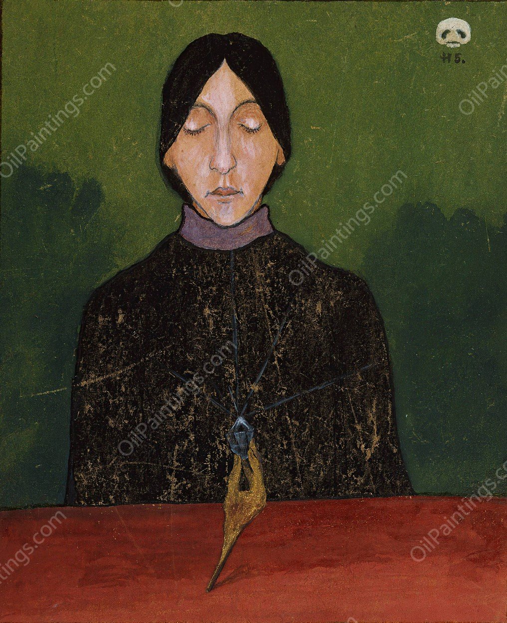 Fantasy  by Hugo Simberg - Hand-Painted Oil Painting Reproduction