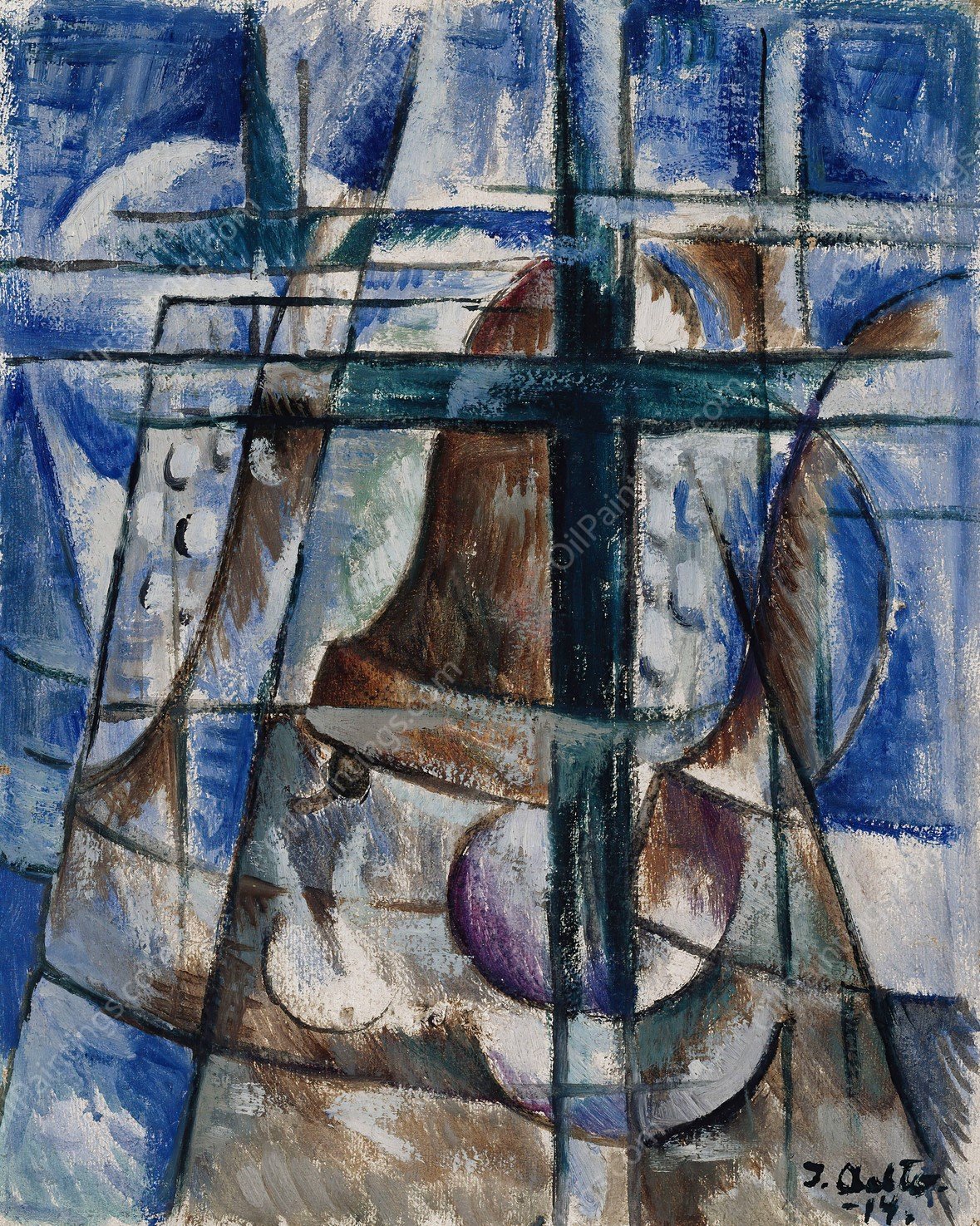 The Bells  by Ilmari Aalto - Hand-Painted Oil Painting Reproduction