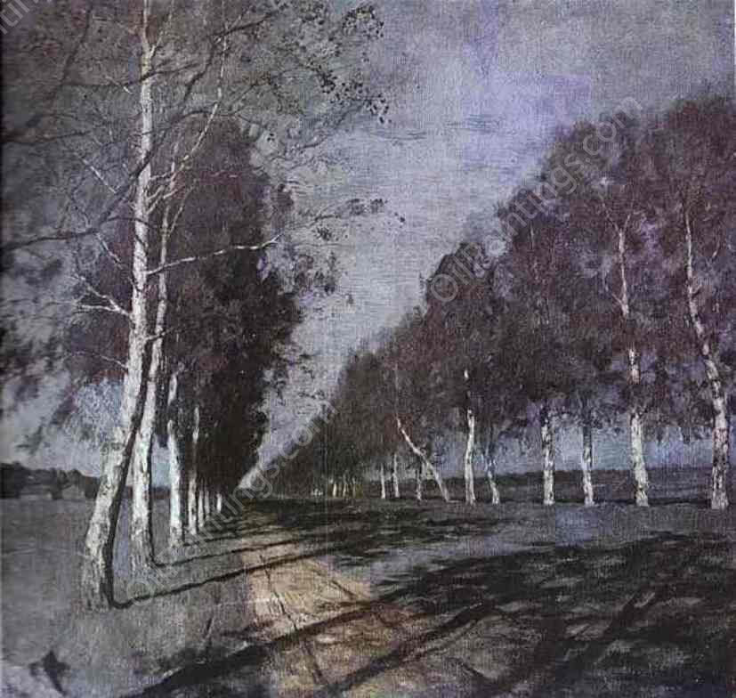 Moonlit Night by Isaac Ilich Levitan - Hand-Painted Oil Painting Reproduction