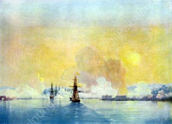 Entrance in the Bay of Sevastopol by Ivan Konstantinovich Aivazovsky - Hand-Painted Oil Painting Reproduction
