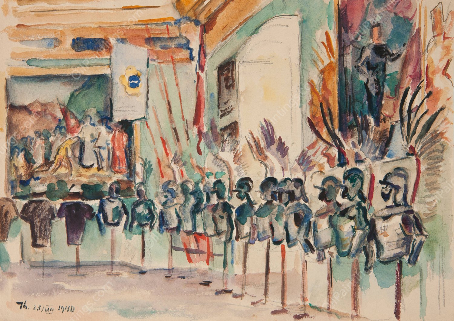 Sala Stolowa w Palacu w Podhorcach  by Ivan Ivanec - Hand-Painted Oil Painting Reproduction