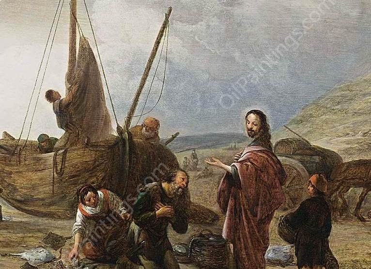 The Calling of St Peter and St Andrew by Jacob Willemsz De Wet The Elder - Hand-Painted Oil Painting Reproduction