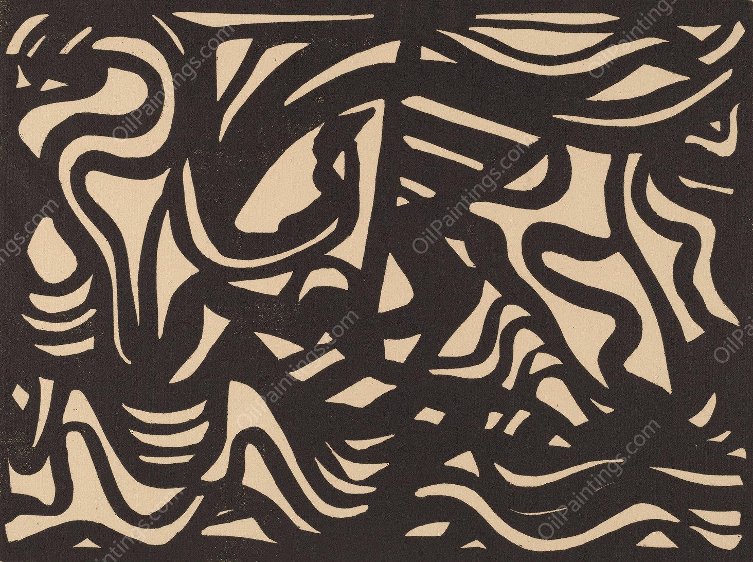 Composition  by Jacoba Van Heemskerck - Hand-Painted Oil Painting Reproduction