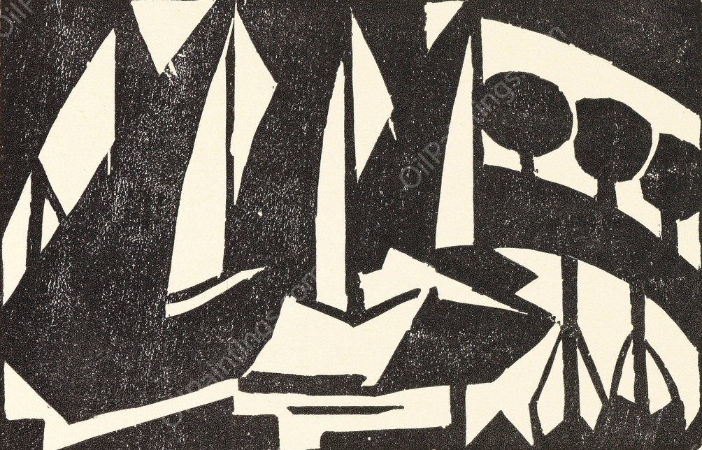 Sturmbilderbuch VII.  by Jacoba Van Heemskerck - Hand-Painted Oil Painting Reproduction