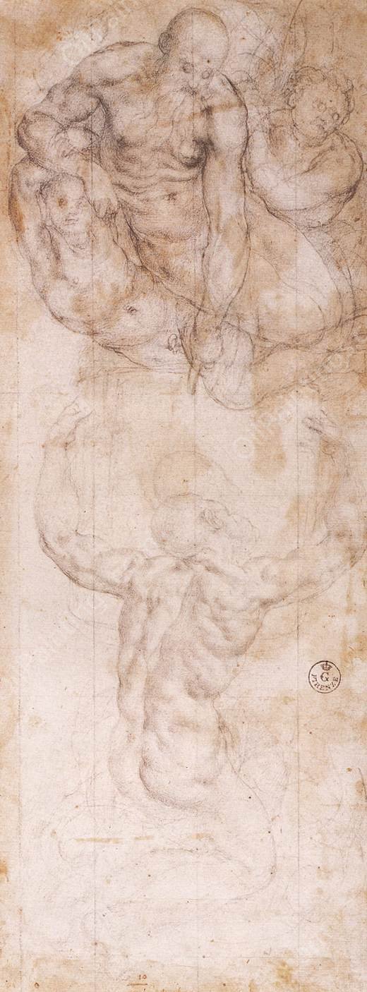 Moses Receiving the Tables by Jacopo Pontormo - Hand-Painted Oil Painting Reproduction