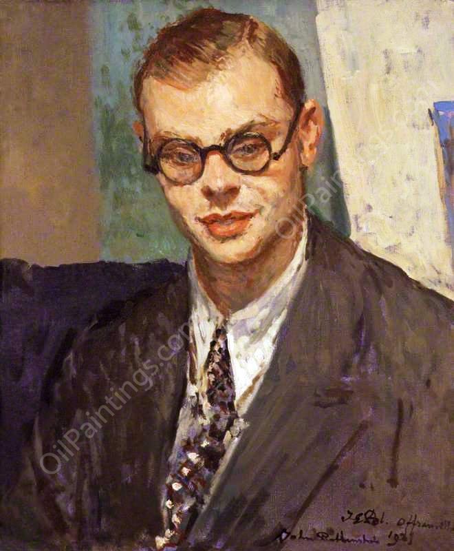 John Rothenstein by Jacques Emile Blance - Hand-Painted Oil Painting Reproduction