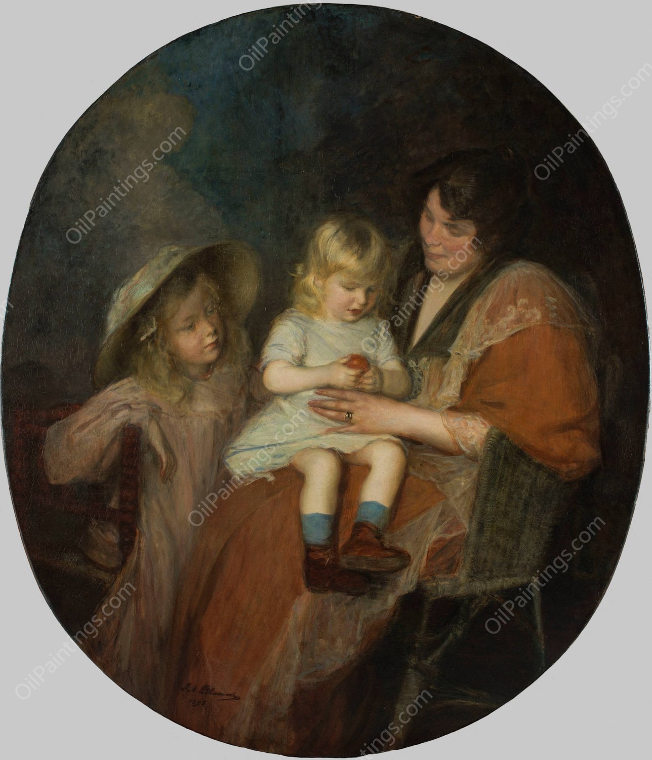 La mandarine  by Jacques-Emile Blanche - Hand-Painted Oil Painting Reproduction