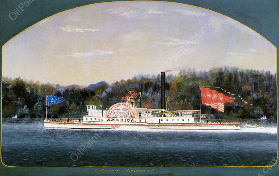 America by James Bard - Hand-Painted Oil Painting Reproduction