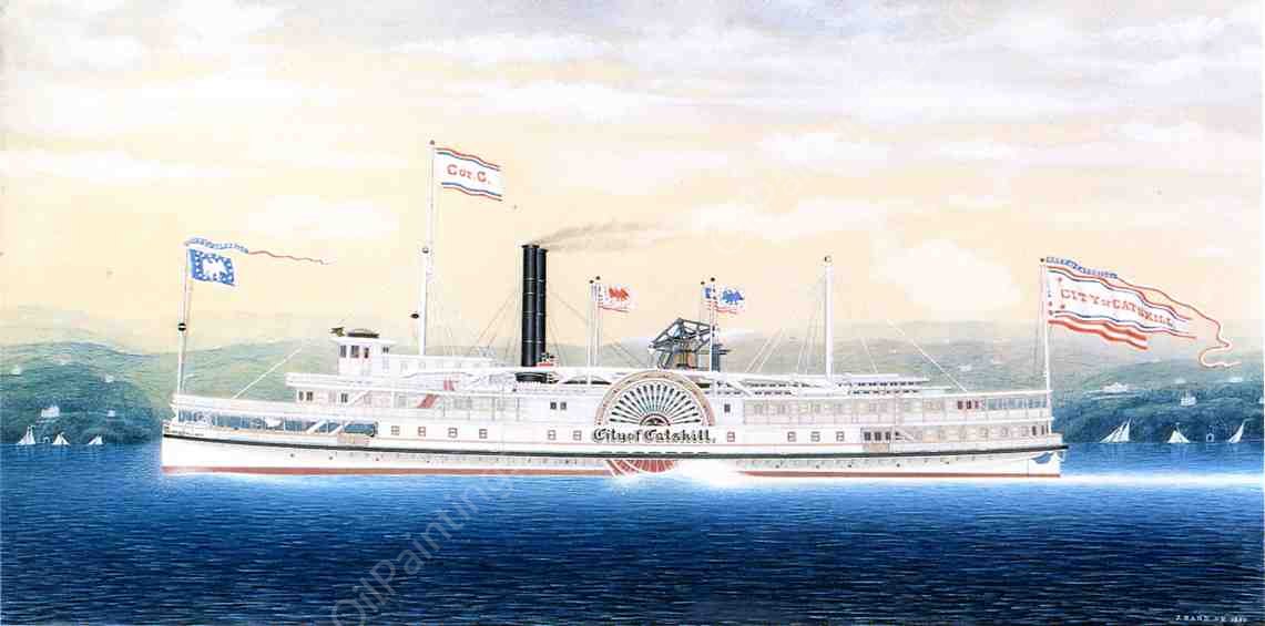 City of Catskill by James Bard - Hand-Painted Oil Painting Reproduction