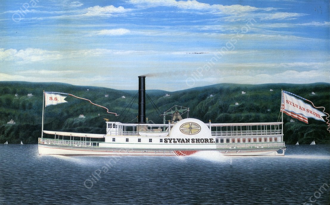 Sylvan Shore by James Bard - Hand-Painted Oil Painting Reproduction