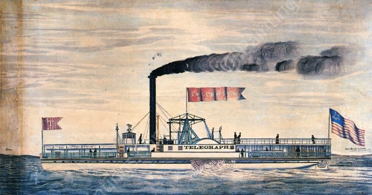 Telegraph by James Bard - Hand-Painted Oil Painting Reproduction