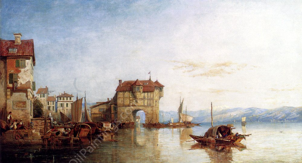 Zurich by James Holland - Hand-Painted Oil Painting Reproduction