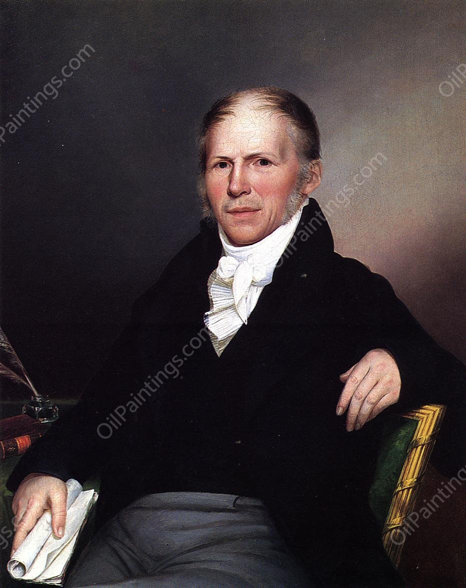 Portrait of William Young by James Peale - Hand-Painted Oil Painting Reproduction