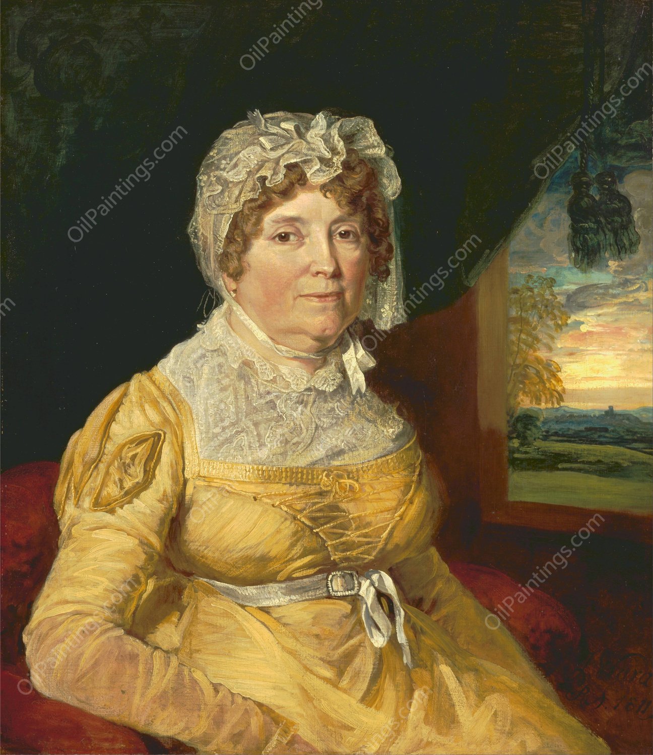 An Unknown Woman by James Ward - Hand-Painted Oil Painting Reproduction