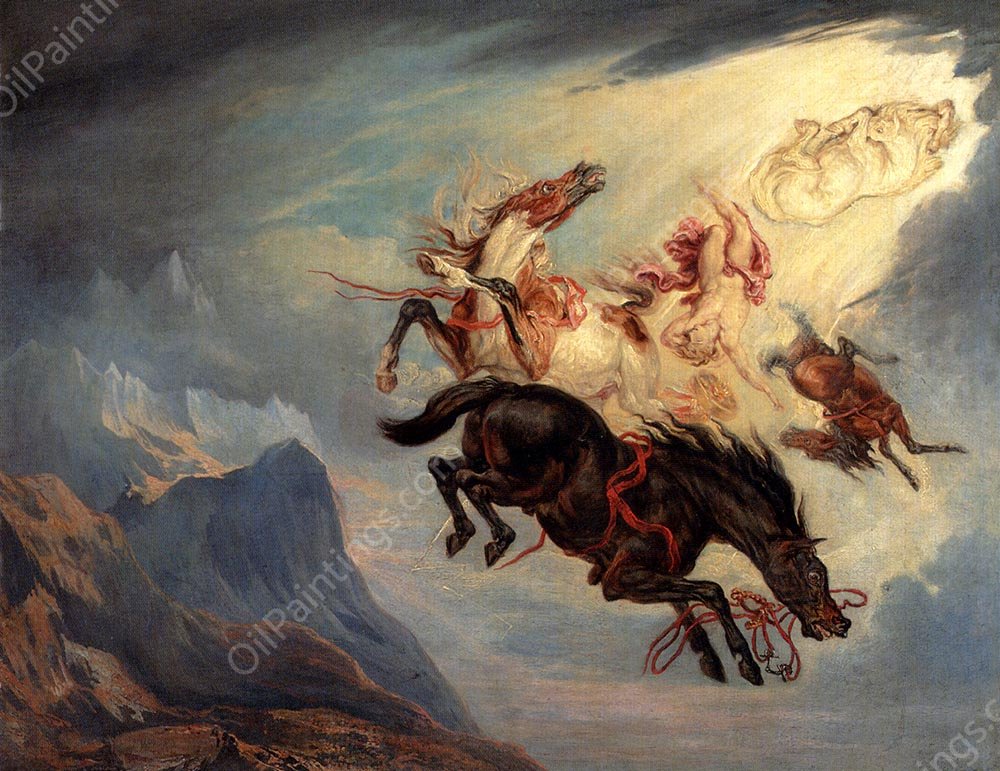 The Fall Of Phaeton by James Ward - Hand-Painted Oil Painting Reproduction