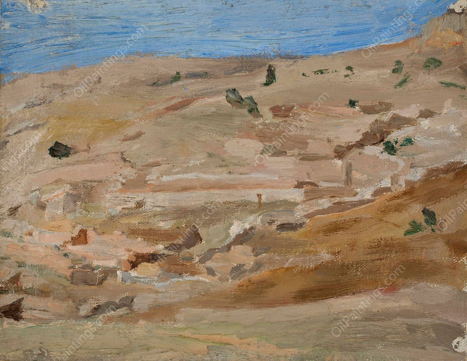 Delphi. From the journey to Greece  by Jan Ciaglinski - Hand-Painted Oil Painting Reproduction